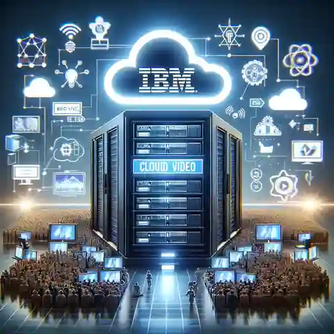 An image representing 'IBM Cloud Video The Big Name with Big Power' for video streaming
